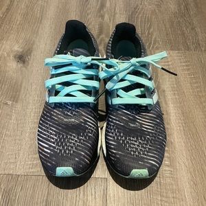Adidas Energy Boost Shoes Dark Grey and Mint